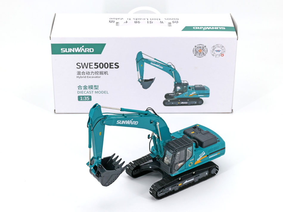 SWE500ES Energeticky úsporné bagre, zliatinové modely, stavebné vozidlá, hračky